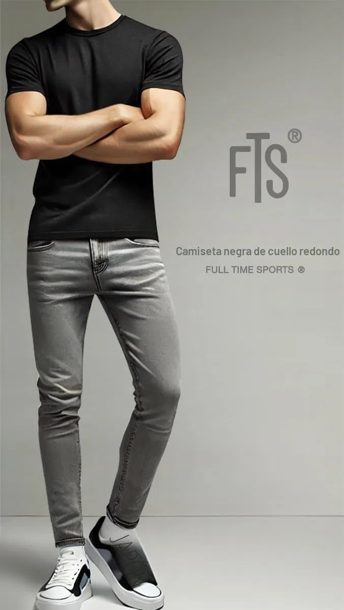 FULL TIME SPORTS Camisetas Manga Corta Hombre Deporte 6X Tshirt Polo FTS-634