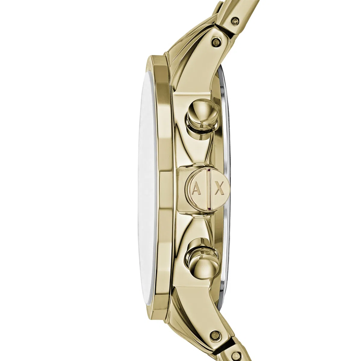 Armani Exchange Orologio da Donna, Movimento cronografo al quarzo e cassa da 36 mm con cinturino in Acciaio inossidabile