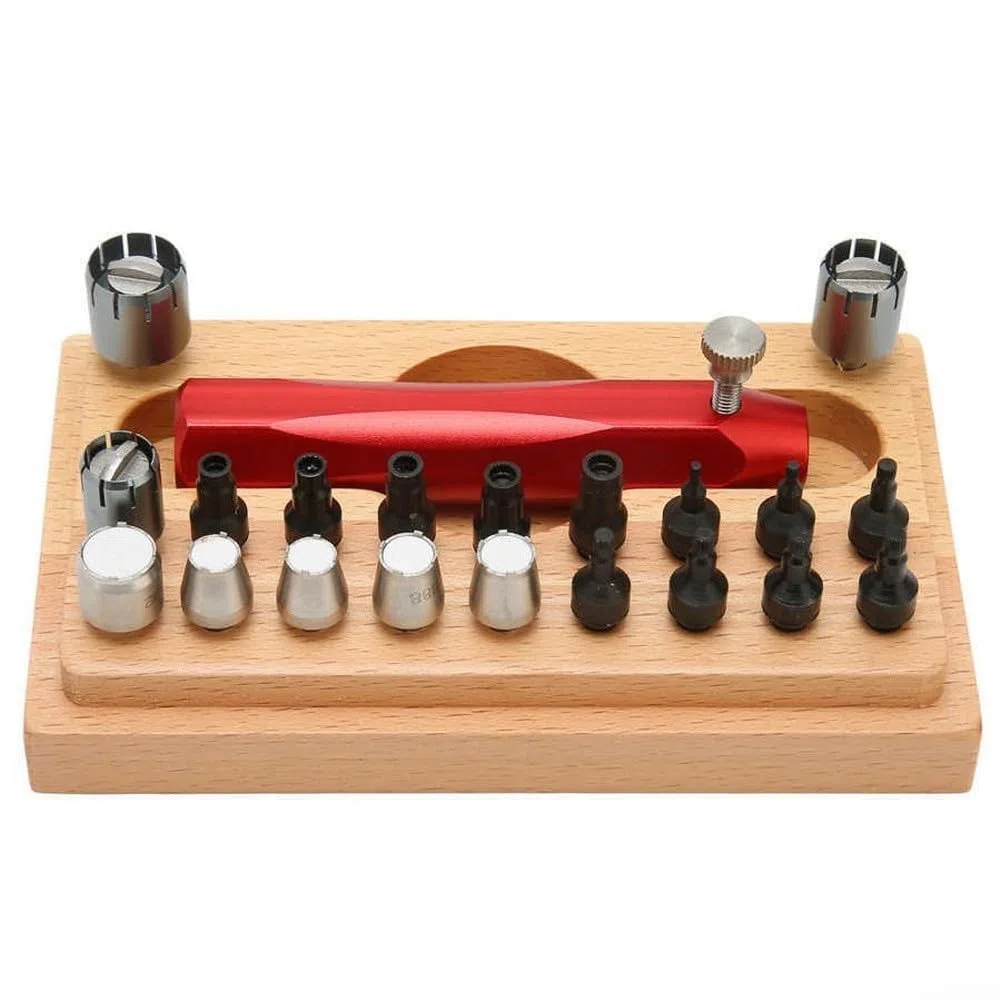 Kit Reparación Relojes para profesional con 20 Cabezales Kit