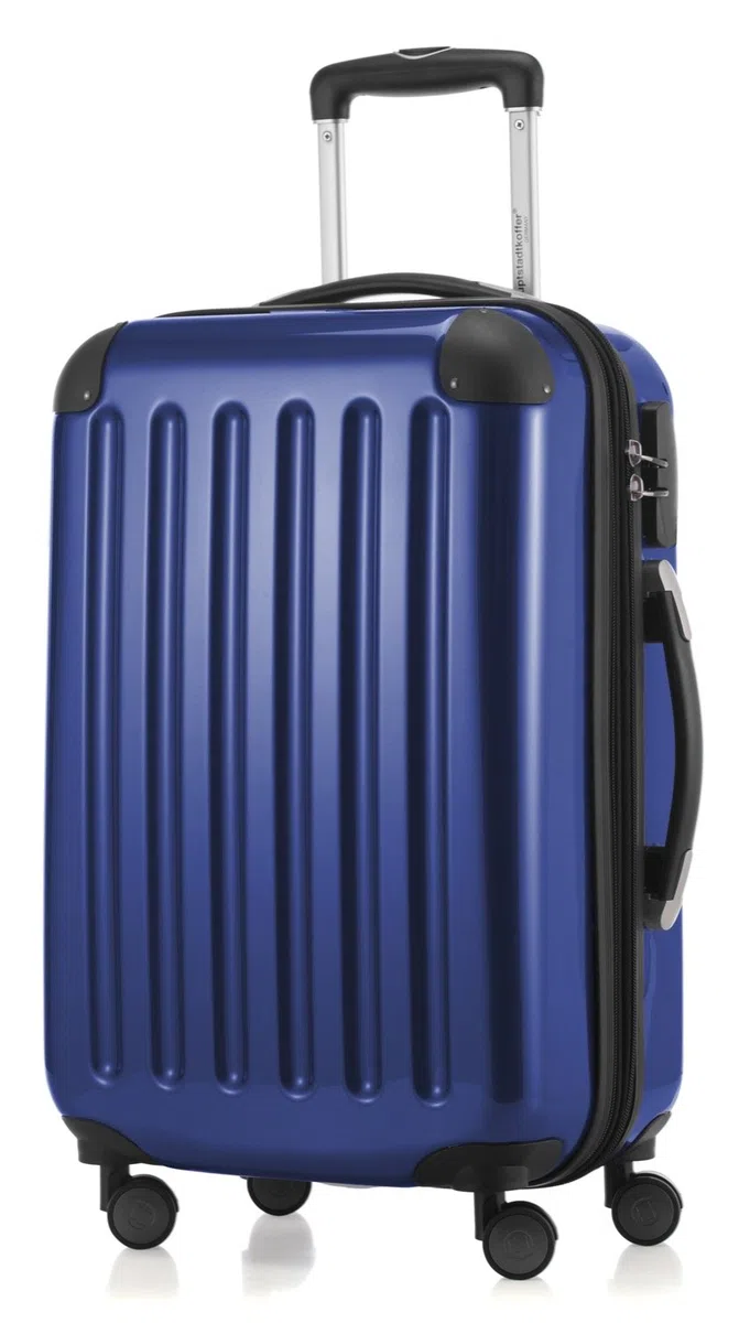 HAUPTSTADTKOFFER - Alex R2 - Juego de 3 Maletas, Maletas rígidas, Trolley, Equipaje de Viaje Mate, Set de Viaje, 4 Ruedas Dobles (S, M y L), Azul Oscuro