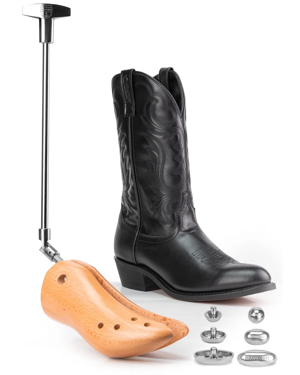 HOUNDSBAY Bloodhound - Estirador profesional de botas vaqueras occidentales para hombres y mujeres, ensanchador de zapatos para botas de vaquero