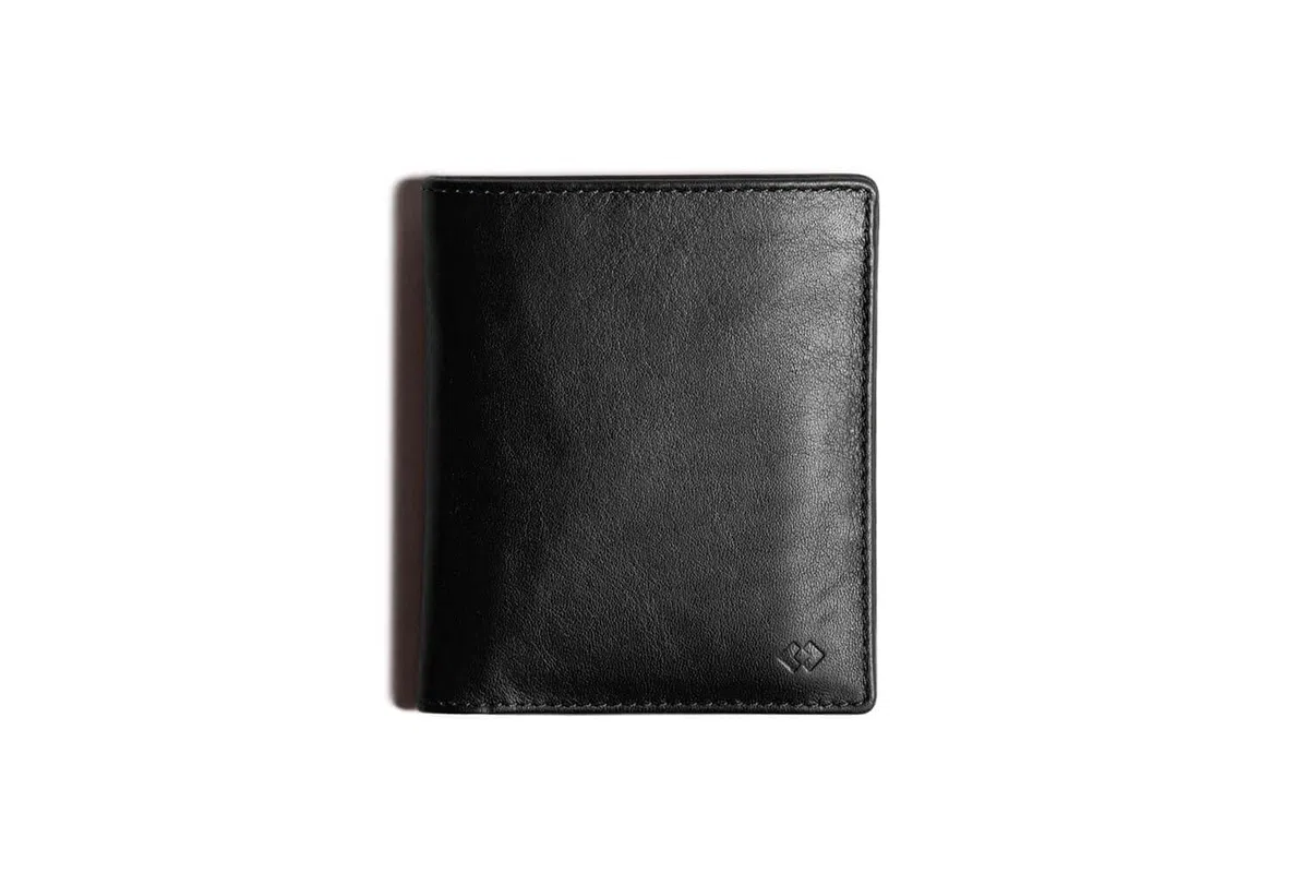Harber London - Cartera Bifold de Piel con protección RFID, para 18 Tarjetas de crédito y Billetes, con Bolsillo para Monedas | Color Piel | Hecho a Mano