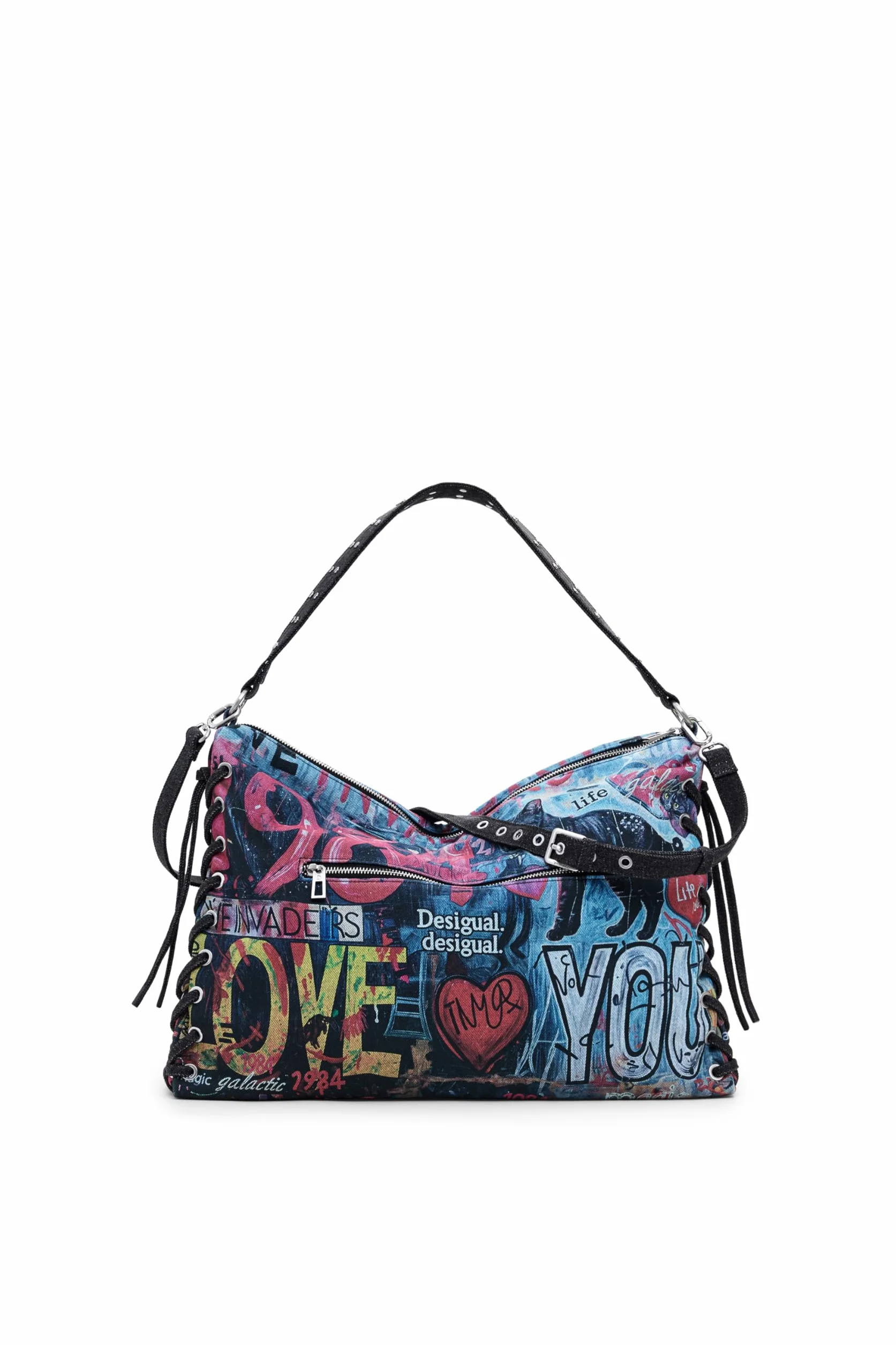 Desigual Bag_pizzicato - SHOULDER BAG Unisex adulto