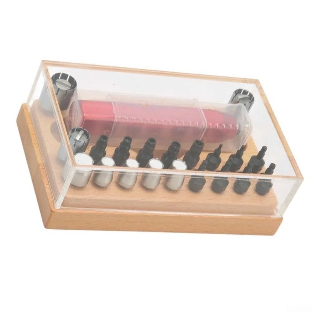 Kit Reparación Relojes para profesional con 20 Cabezales Kit