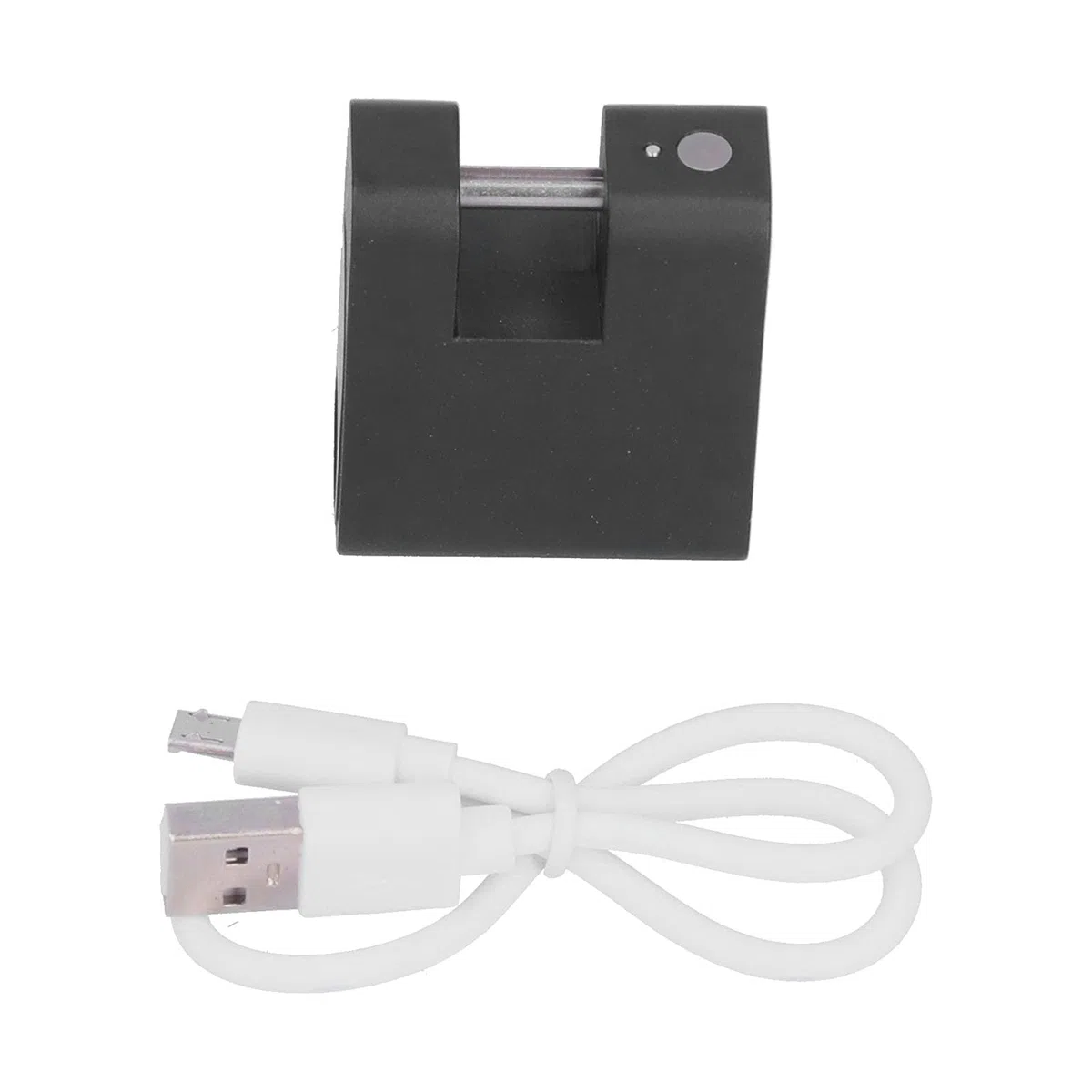 Candado de Huella Digital Robo Cerradura Electrónica para Maleta Mochila Cajón Gabinete Cerradura de Seguridad con Batería de Litio Recargable de 3.7V para un
