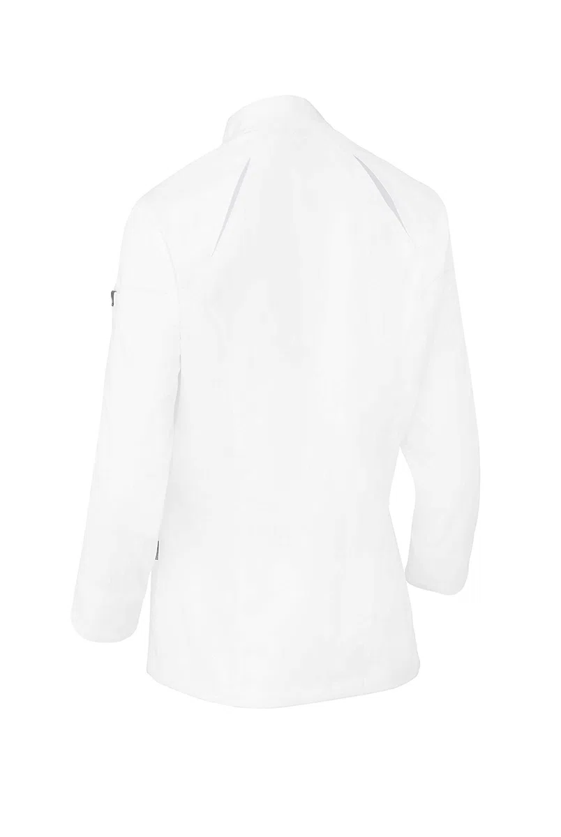 Chaquetilla Cocinera Mujer de Manga Larga con Cremallera. Ropa Cocina/Hostelería. Ref: 4132