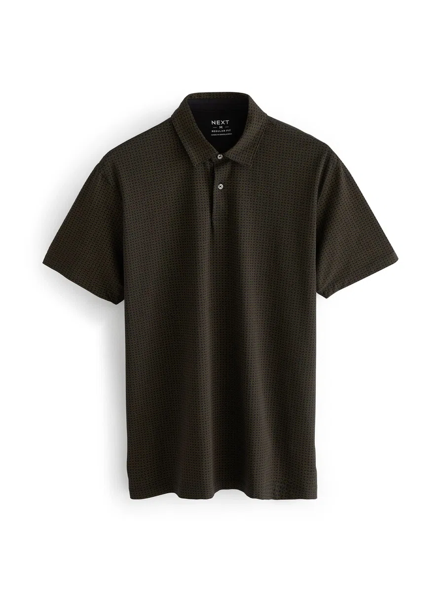 NEXT Hombres Pack de 3 Polos de Punto de Manga Corta con Estampado