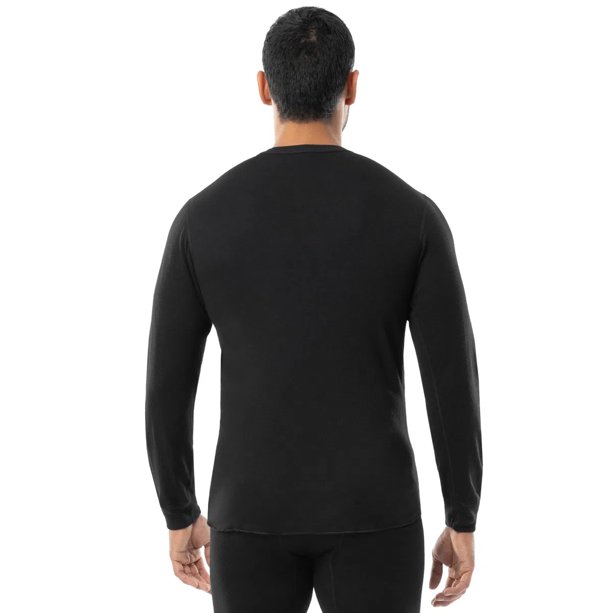 ColdPruf Ropa Interior térmica de Doble Capa para Hombre, Manga Larga, Cuello Redondo
