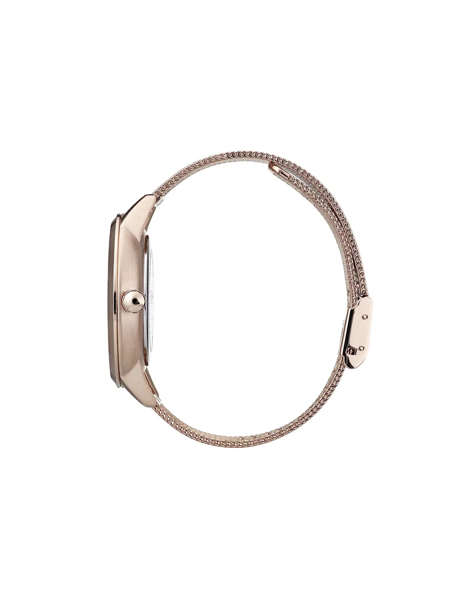 BOSS Reloj Analógico de Cuarzo Multifunción para Mujer Colección Symphony Collection con Correa en Acero Inoxidable o en Piel