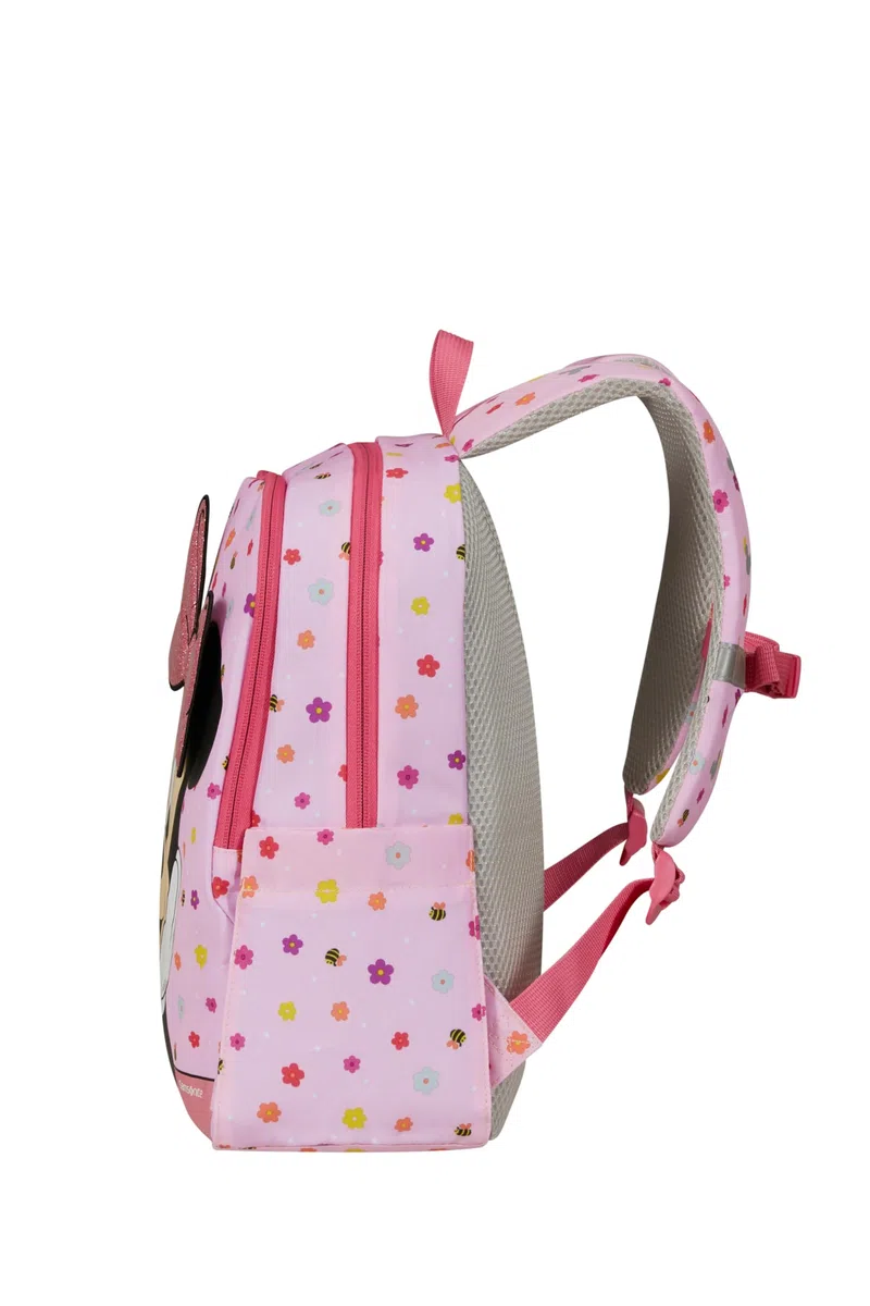 Samsonite Daydream Disney - Mochila Infantil Minnie Mouse, 36 cm, 15 L - Ergonómica con Tirantes Acolchados y Panel Trasero - Detalles Reflectantes - 2 Portabotellas - Minnie Flower Power