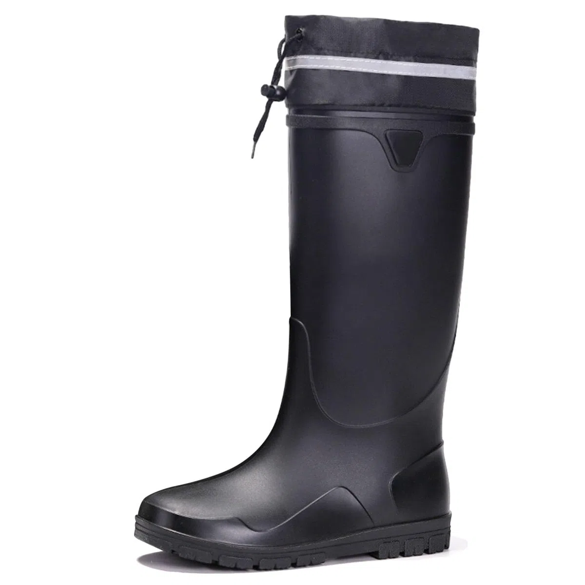 Genérico Botas Agua Hombre - Botas Lluvia Caña Alta Reflectantes Antideslizantes Hombre Viaje Construcción Senderismo Calzado Acuático Goma Impermeable