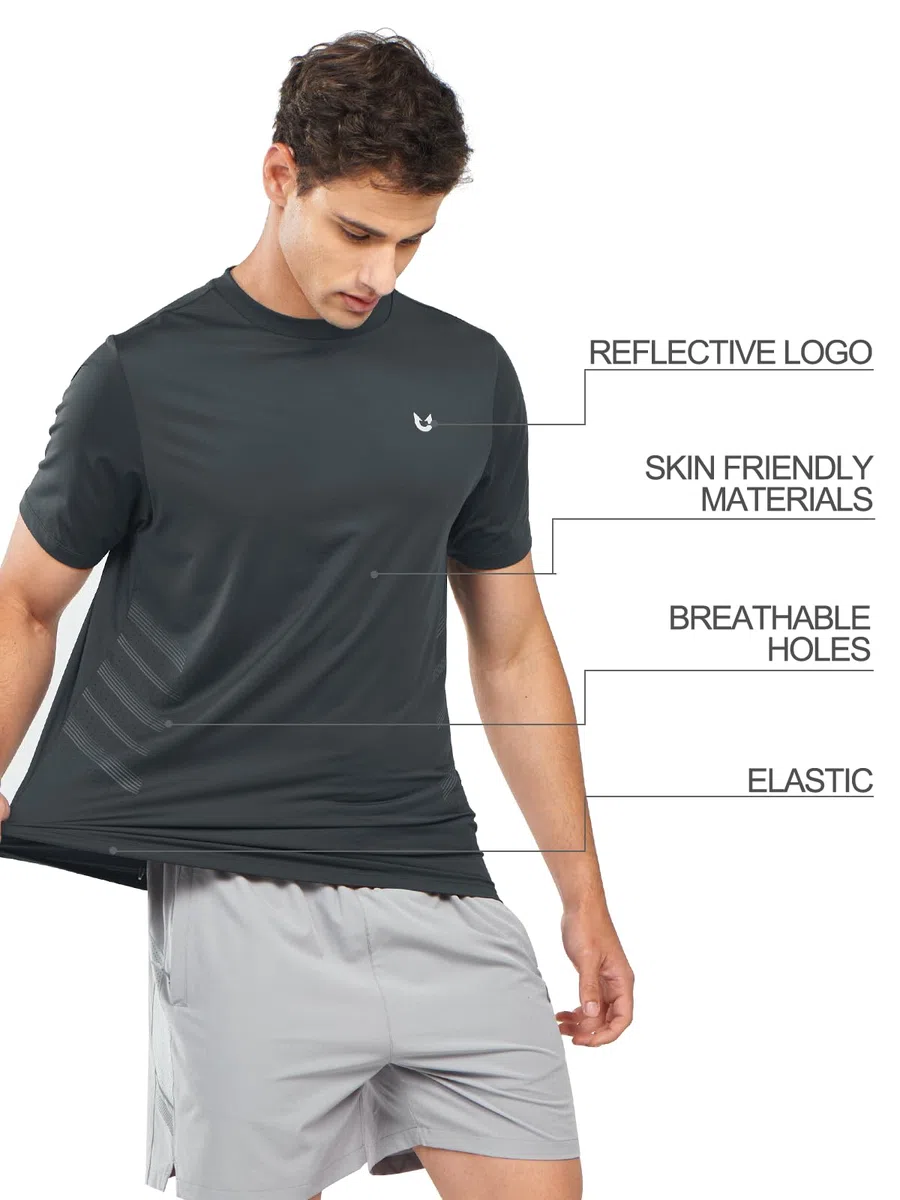 NORTHYARD Camiseta deportiva transpirable 2.0 para hombre