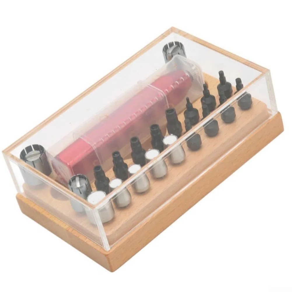 Kit Reparación Relojes para profesional con 20 Cabezales Kit
