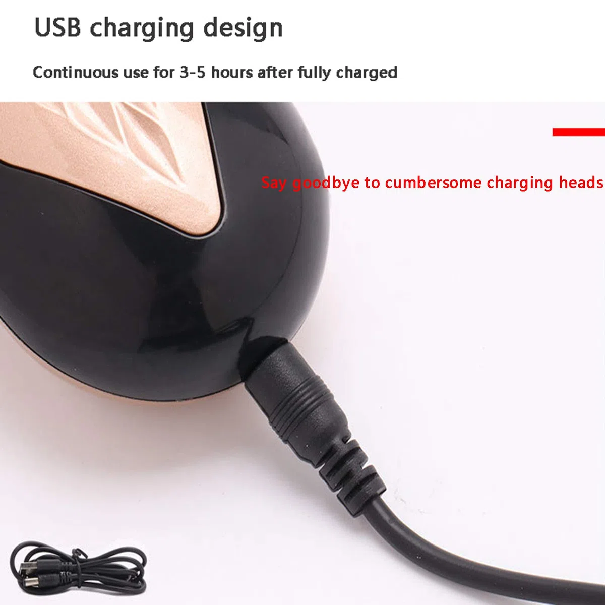 Cepillo eléctrico para pulir zapatos, máquina de limpieza multiusos portátil con 7 cabezales de cepillo de repuesto, recargable por USB, color dorado