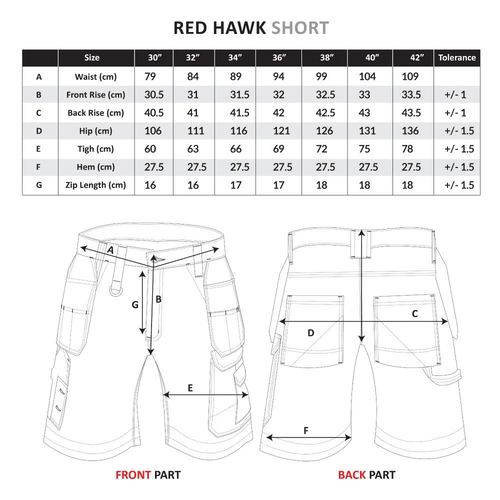 WrightFits Pantalones Cortos de Trabajo con Funda para Hombre - Pantalones Cortos de Verano Cargo de Combate de Seguridad - Múltiples Bolsillos - Triple Costura - Ropa de Trabajo Duradera