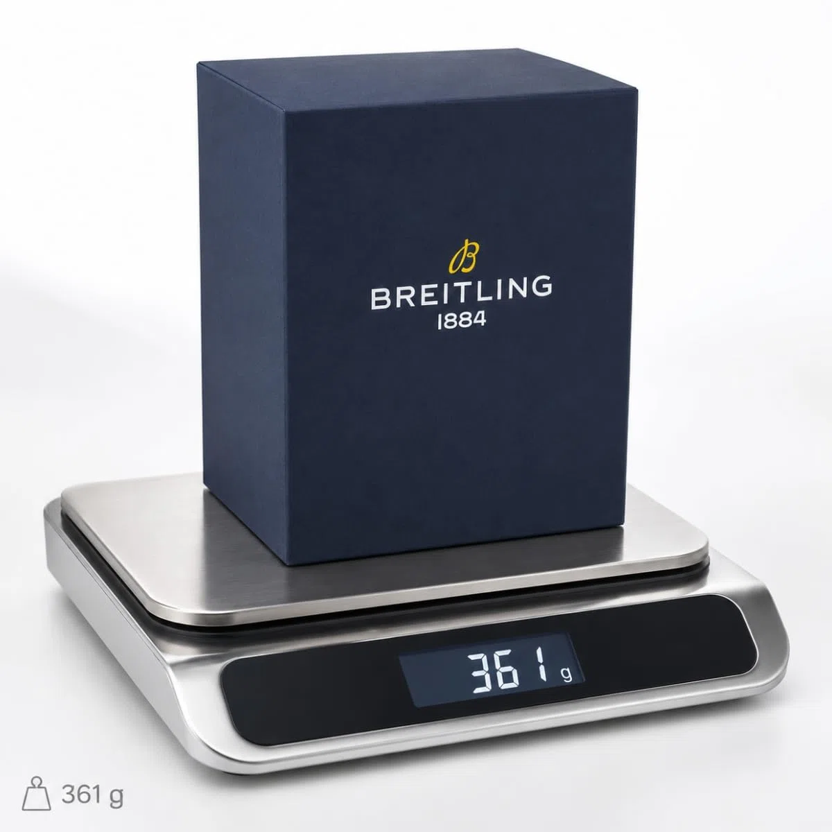 Caja de Relojes de Madera Maciza Soporte de Reloj con Cojín con Cojín Interior Tapa Abatible Cierre Metálico para Breitling Superocean