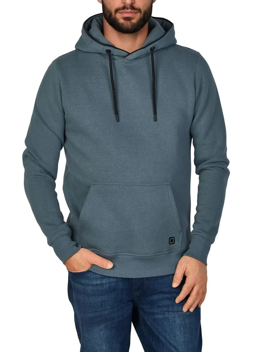 riverso Sudadera con capucha para hombre de corte regular RIVSandro, sudadera con capucha para hombre, color marrón, rojo, azul, beige, negro, verde, S, M, L, XL, XXL, 3XL, 4XL, 5XL