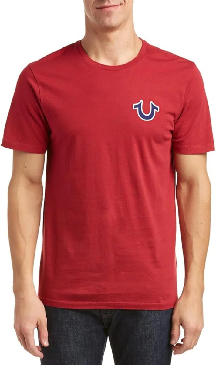 True Religion Buddha Logo Crew Neck tee T-Shirt Hombre (Pack de 1)