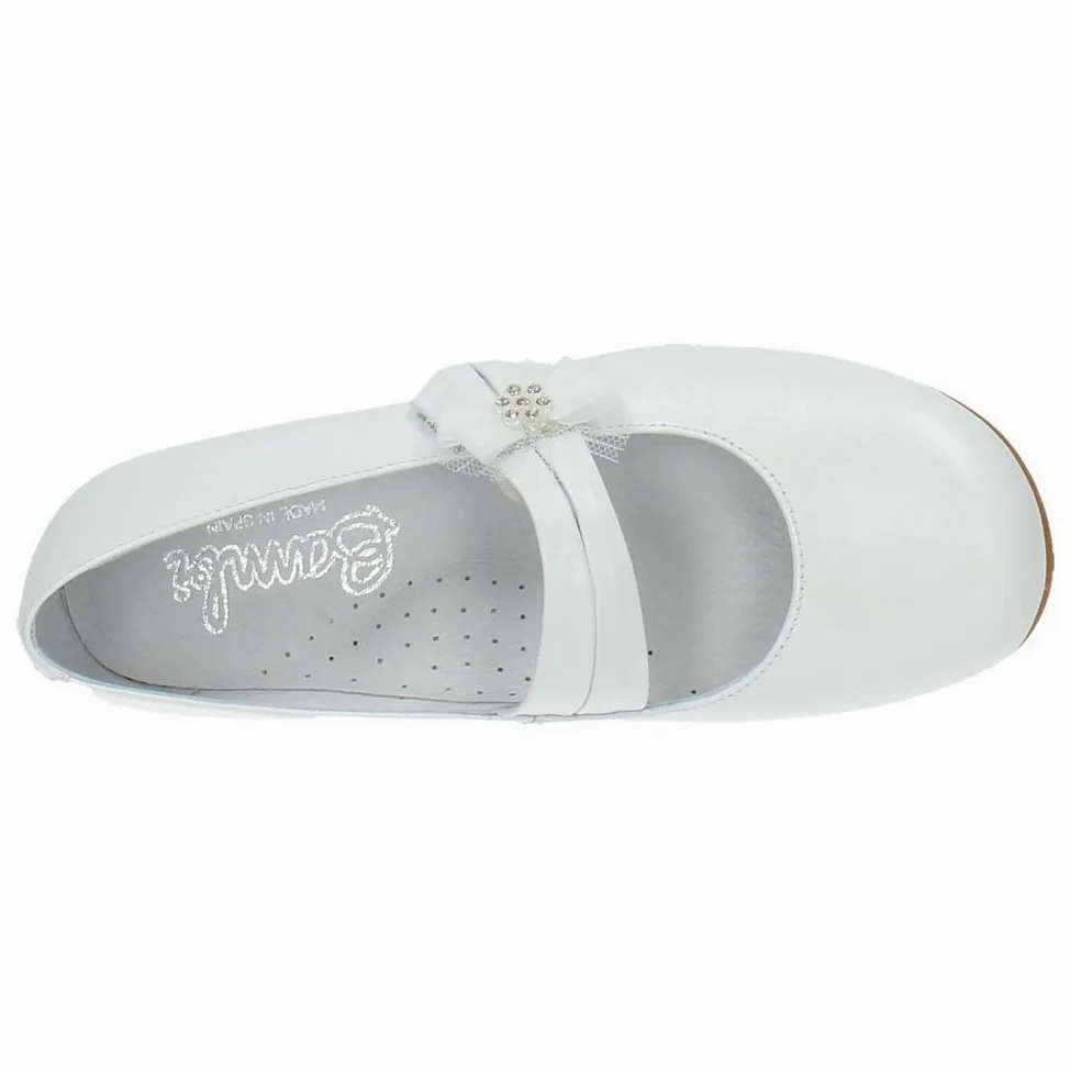 872336 ZAPATOS DE CEREMONIA NIÑA ZAPATO COMUNIÓN BLANCO 36