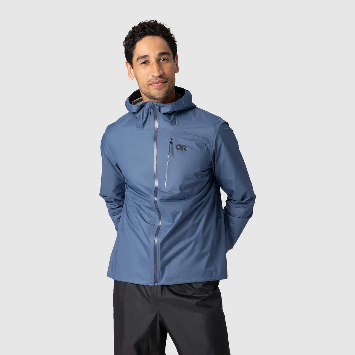 Outdoor Research Chaqueta Helium UL para hombre, ligera, impermeable, transpirable, resistente al viento, con costuras selladas
