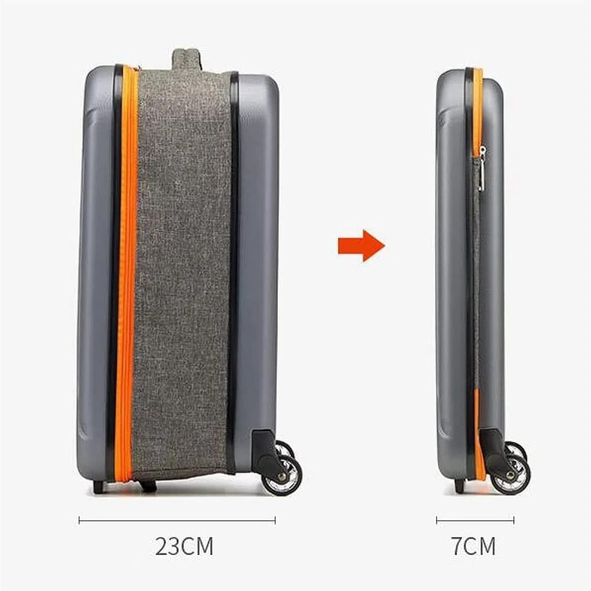 Maleta Maleta Plegable, Maleta con Ruedas para Equipaje, Estuche rígido, Maletas con Cerradura de combinación portátil, Maleta de Viaje Resistente Bolsas de Viaje