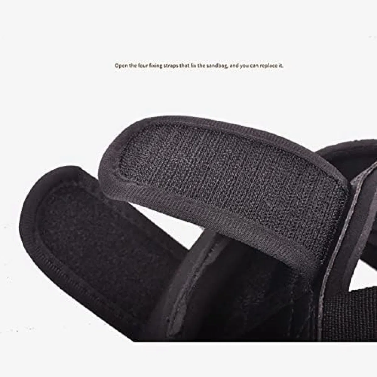Genérico Diadema Cervical Ajustable con Relleno De Perdigones De Hierro | Correa Para La Barbilla Rellena De Esponja Para Aliviar La Tensión, Correa Extendida Antifricción (With a 2kg sandbag)