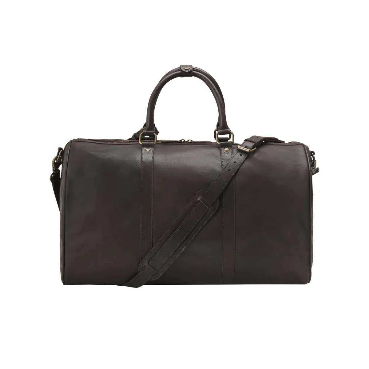 DRAKENSBERG Weekender 'John' - Bolsa de viaje de piel para hombre y mujer, 40 L