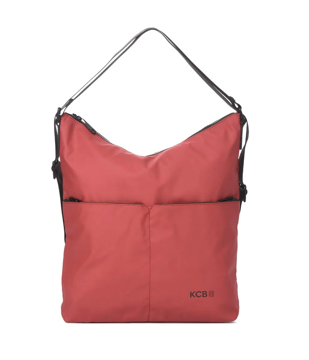 KCB Bolso-Mochila Dual | Versátil y Práctico | Múltiples Bolsillos con Cremallera | Material Resistente | Asas Ajustables | 100% Vegano