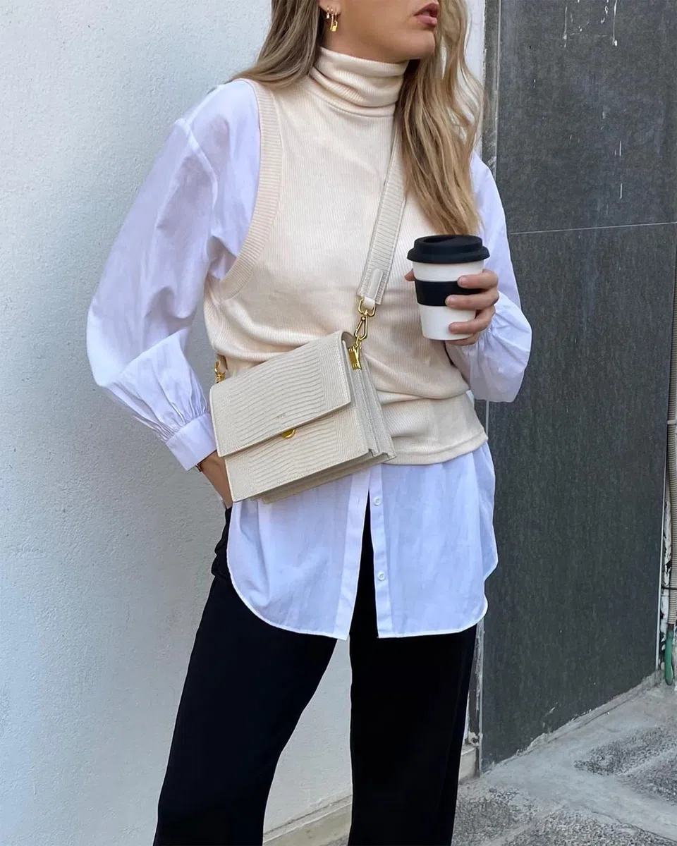 JW PEI Mini Flap Bolsos Bandolera para Mujer