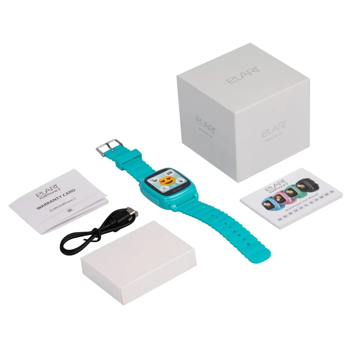 Elari KidPhone 2 Reloj Inteligente Verde TFT 3,66 cm (1.44") Móvil GPS (satélite) - Relojes Inteligentes (3,66 cm (1.44"), TFT, GPS (satélite), Móvil, Verde)