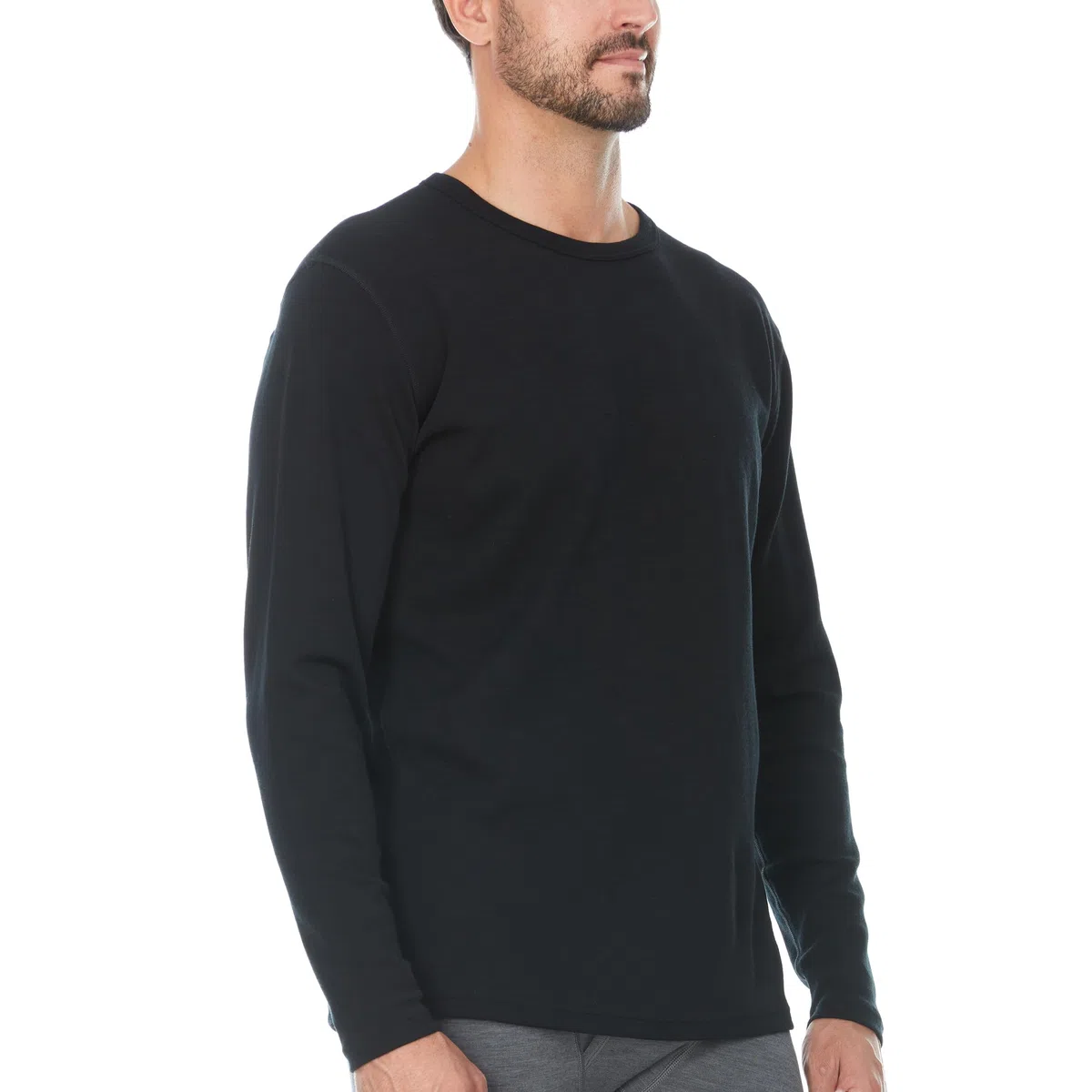 Minus33 Camiseta de Manga Larga para Hombre, Capa Base térmica con Cuello Redondo, 100% Lana Merino para Hombre