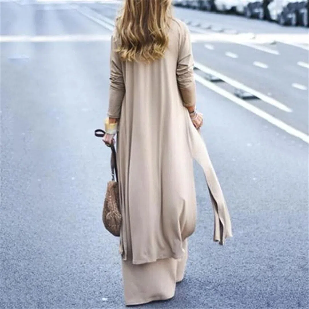 Conjunto Informal De Tres Piezas para Mujer, Pantalones Rectos con Cuello En V para Oficina, Traje De 3 Piezas
