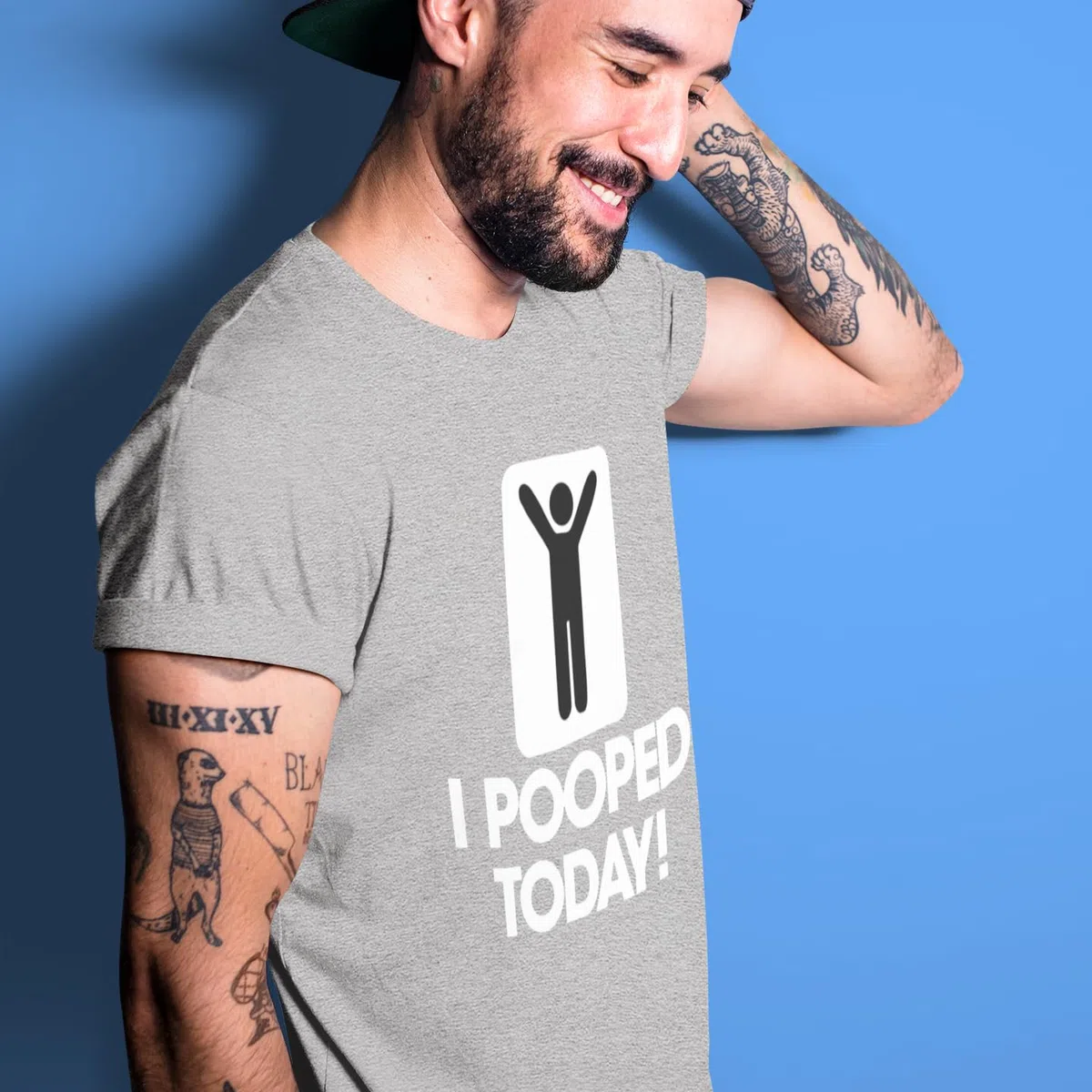 shop4ever I Pooped Today - Camiseta divertida