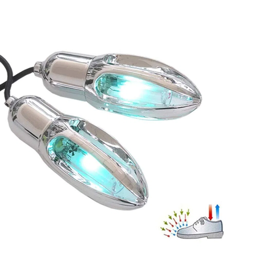 MU Zapatillas Uv Portátiles Secador Esterilizador Desinfección Lámpara Desinfección Desodorizante Desodorizador Mata a Los Hongos de la Uña