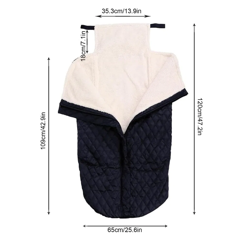 Manta para silla de ruedas, forro polar cálido para la parte inferior del cuerpo, cubierta gruesa y suave para personas mayores, accesorio acogedor para sillas de ruedas y ayudas de movilidad