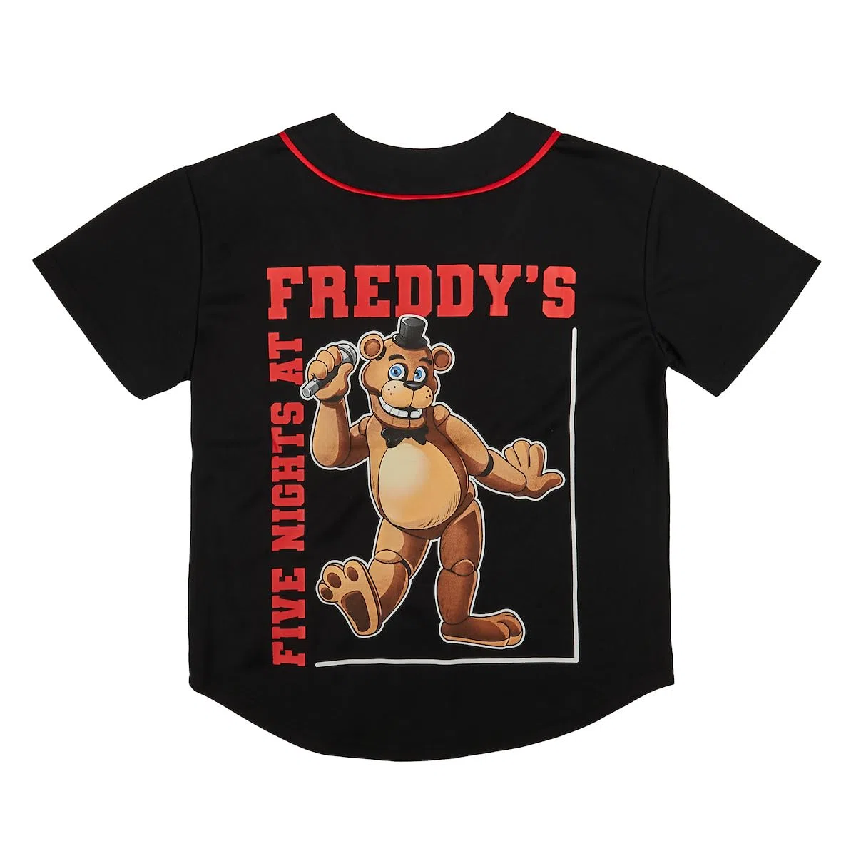 Five Nights at Freddy's Freddy - Juego de 2 camisetas de béisbol negras y camiseta de manga corta para niño
