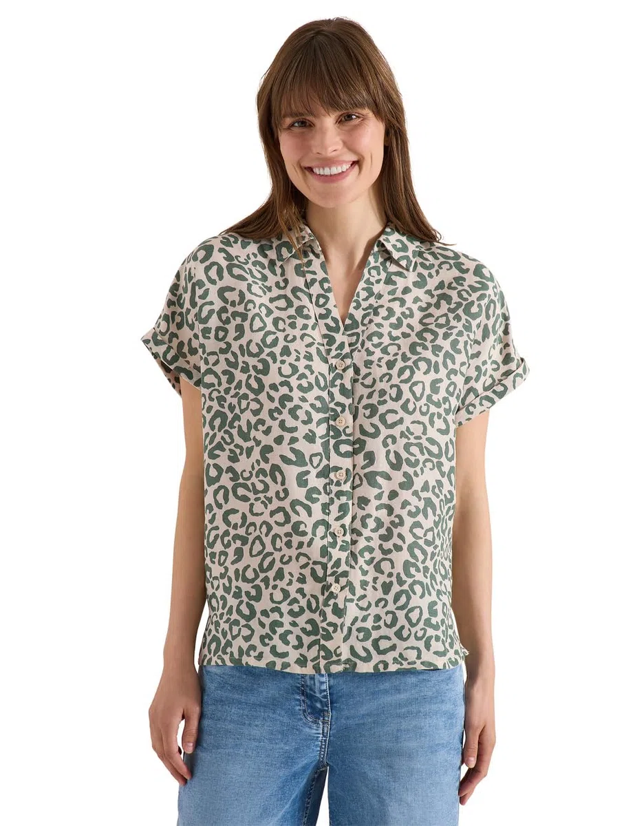 Cecil 3412443 Camisa de Lino Leo Mujer (Pack de 1)