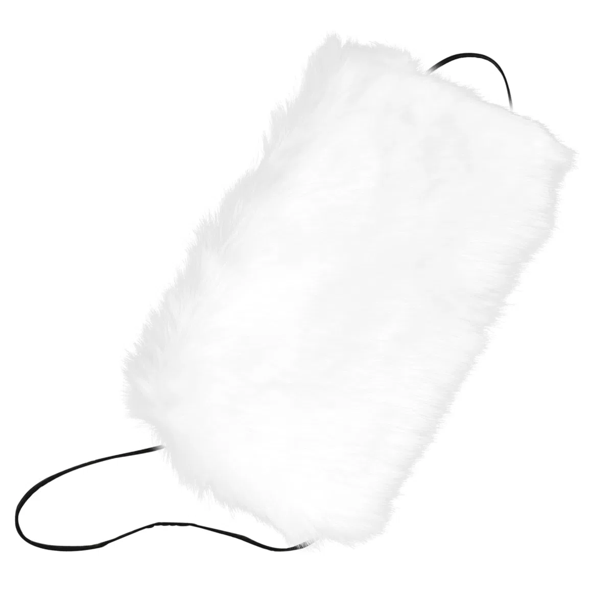 Manguitos Cálidos Diseño de Peluche Blanco de Piel Sintética para Mujer Calentadores de Manos Resistentes al Frío y Invierno Ideales para Fiestas