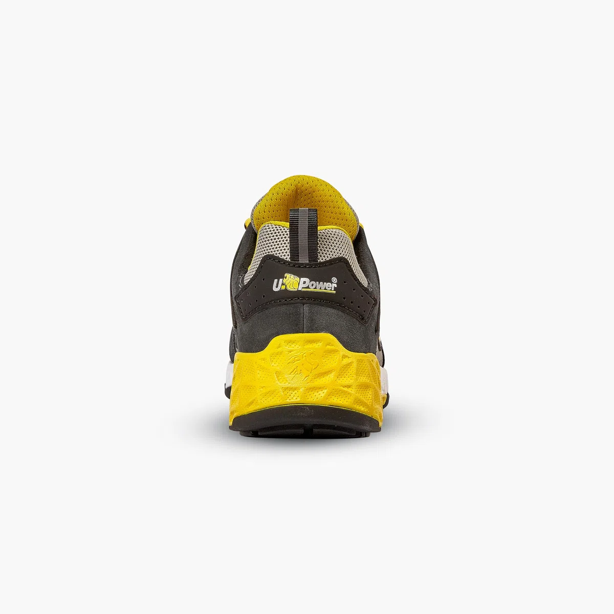 U-Power Don't Worry... BE Happy! Stark - Zapatos de Seguridad Profesionales, Unisex, para Adulto, Negro y Amarillo., 39 EU