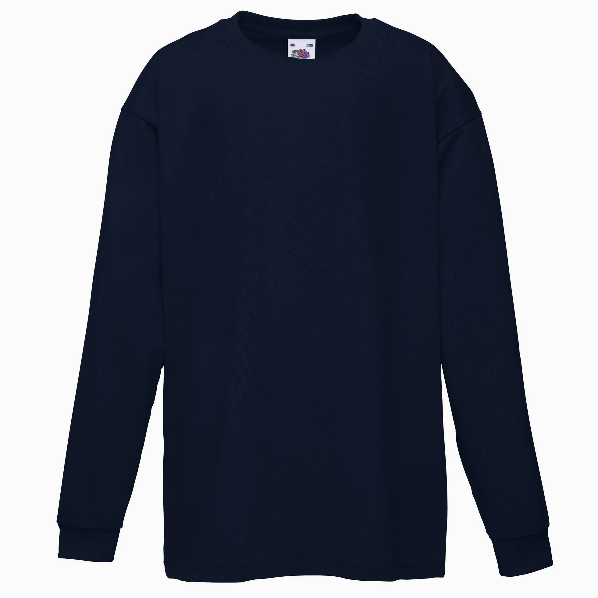 Fruit of the Loom- Camiseta de Manga Larga Valueweight para niños (Paquete de 2)