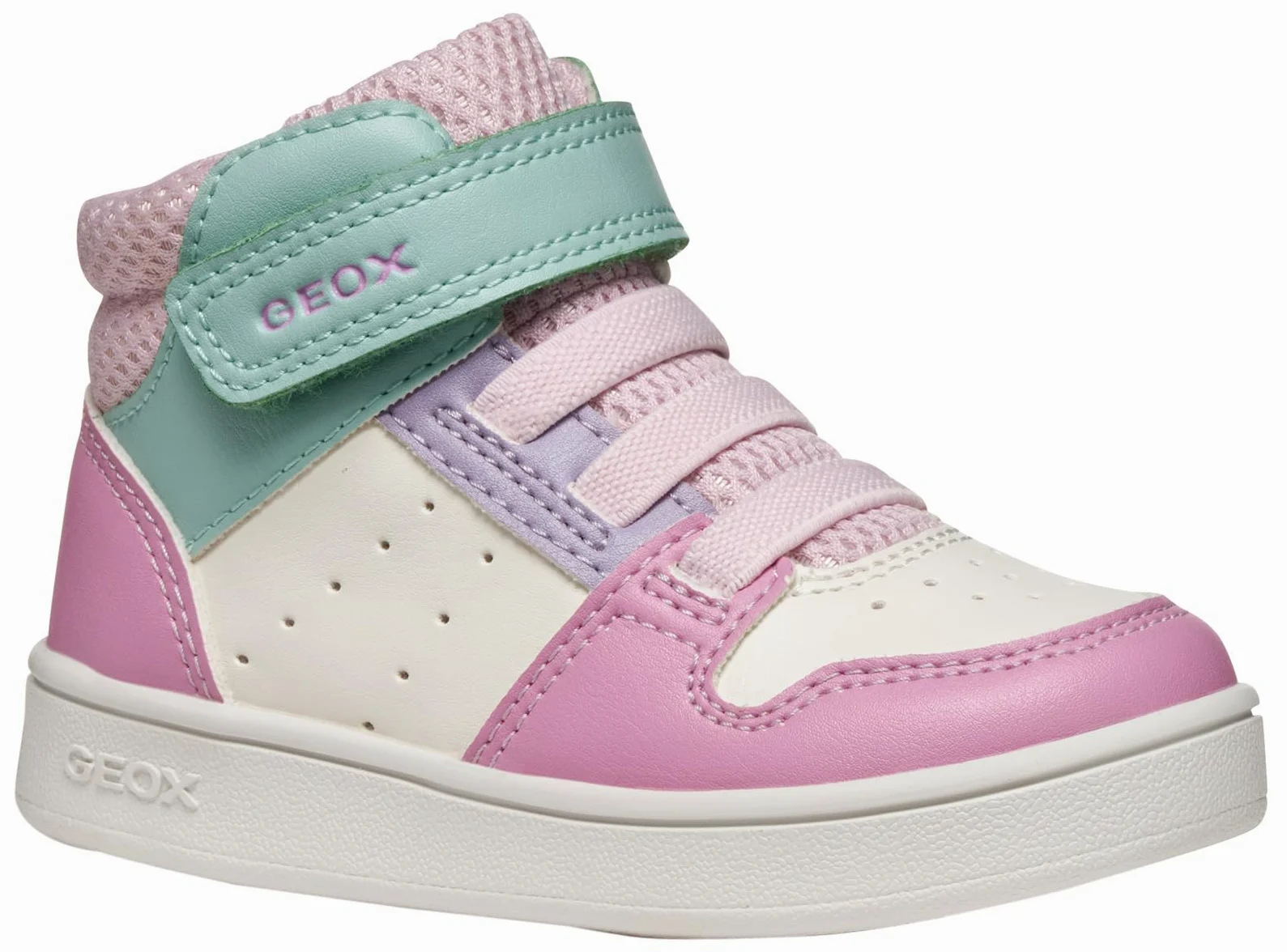 Geox B Eclyper Girl, Zapatillas Bebé-Niñas