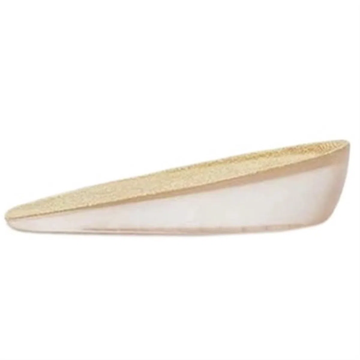 2 pares de plantillas for aumento altura silicona, inserciones invisibles for levantar el talón, almohadillas elásticas for hombres y mujeres Para Zapatos(S-3.5 CM-Khaki)