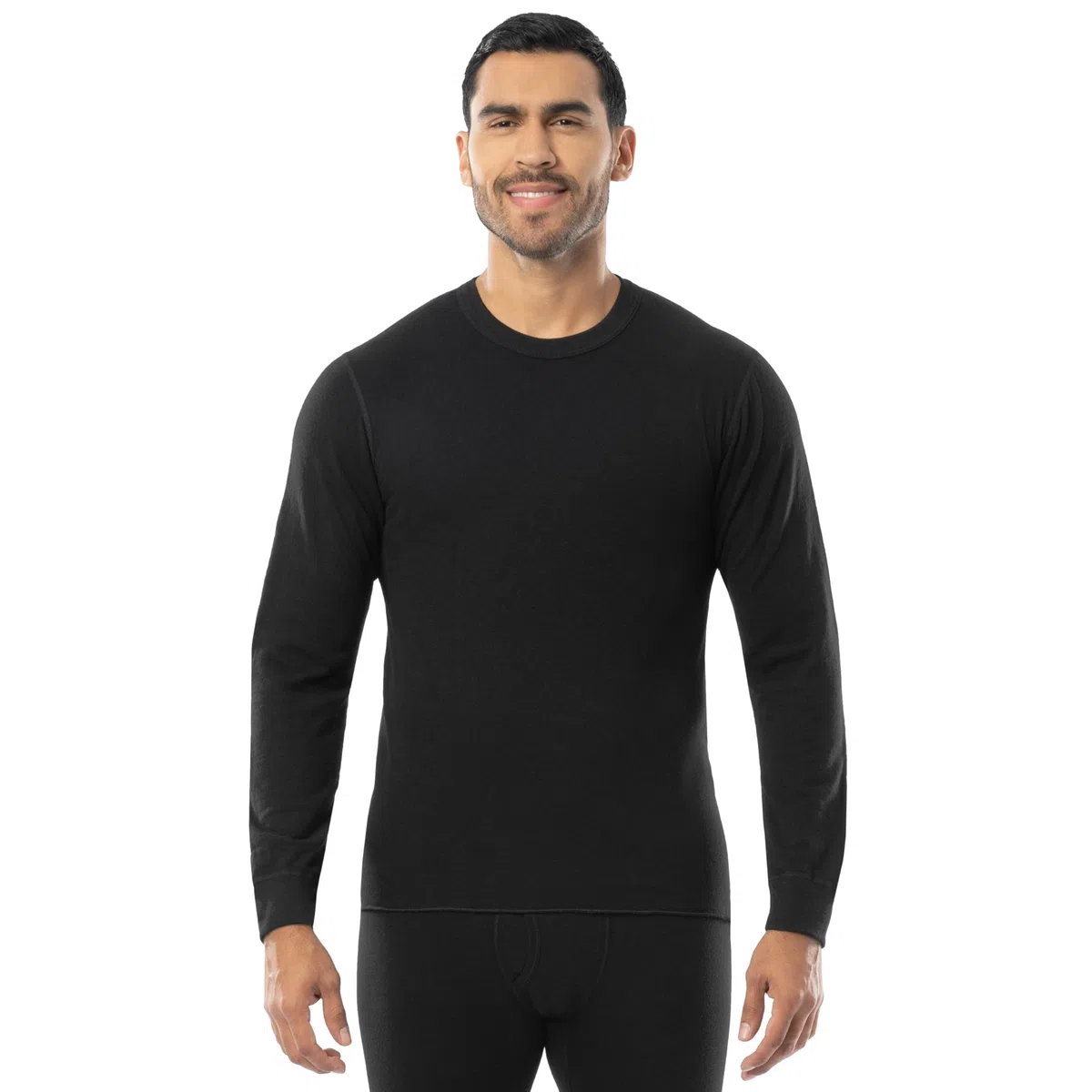 ColdPruf Ropa Interior térmica de Doble Capa para Hombre, Manga Larga, Cuello Redondo