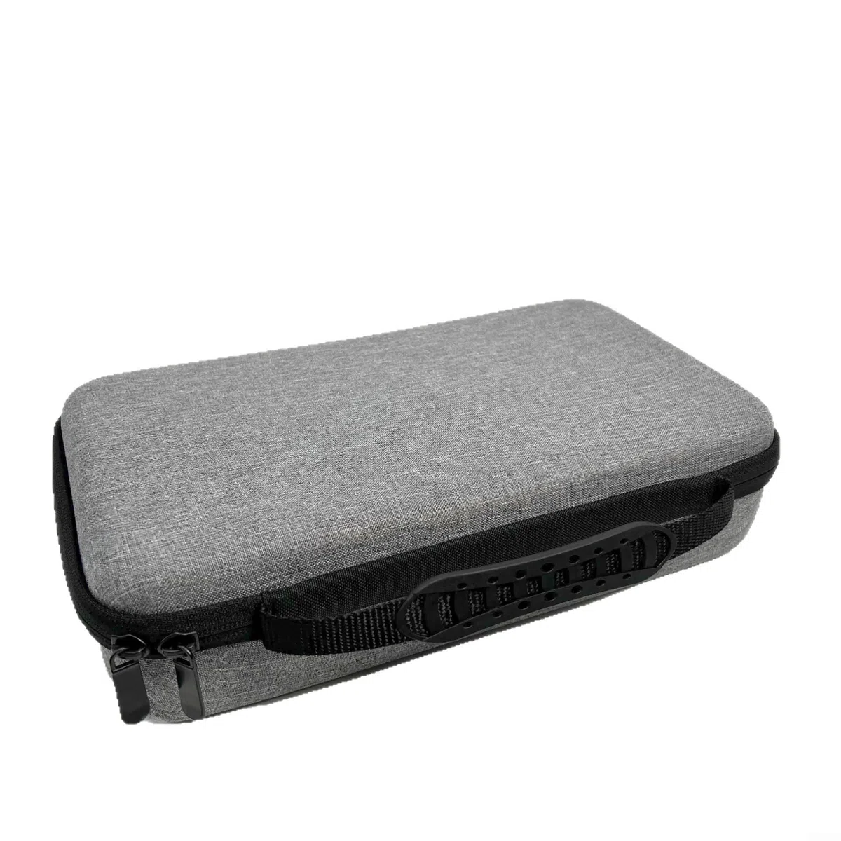 Caja de almacenamiento portátil de gafas de sol de viaje, estuche organizador de gafas de sol de EVA duro con compartimentos ajustables para hombres y mujeres