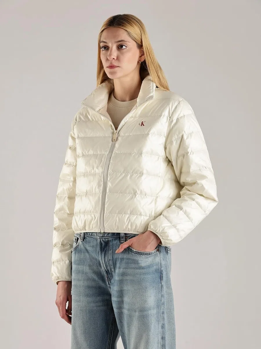 Calvin Klein Cazadora acolchada Mujer Down Shine brillante