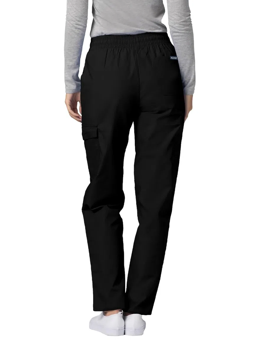 Adar Uniformes médicos para Mujer - Pantalón médico Cargo - 506 - Black - 5X