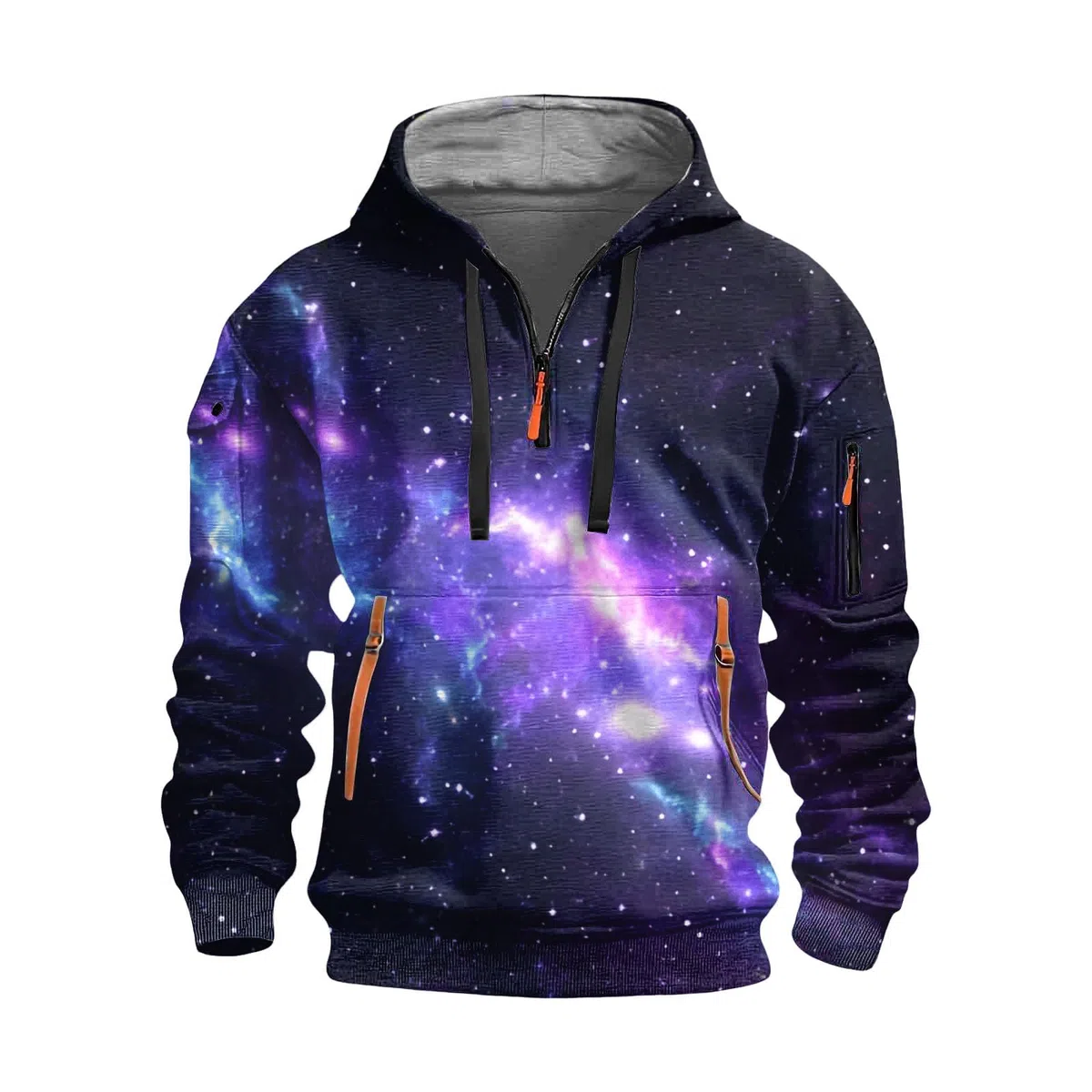 Sudaderas con Capucha Corta Sudadera Y Cremallera De Un para Hombre, Estilo Casual Deportivo, Bolsillos. Tallas S A 5XL. Boxeo Hombre (Black, XXXL) Camisa Manga Larga Sin Mangas