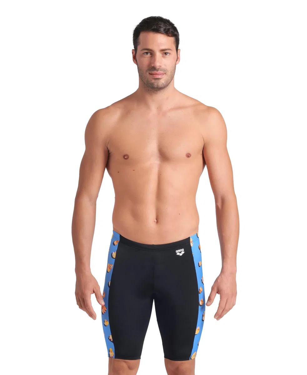 ARENA Performance Men's Ducks Swim Jammer Athletic Swimwear Professional Training Suit Bañador para Hombre