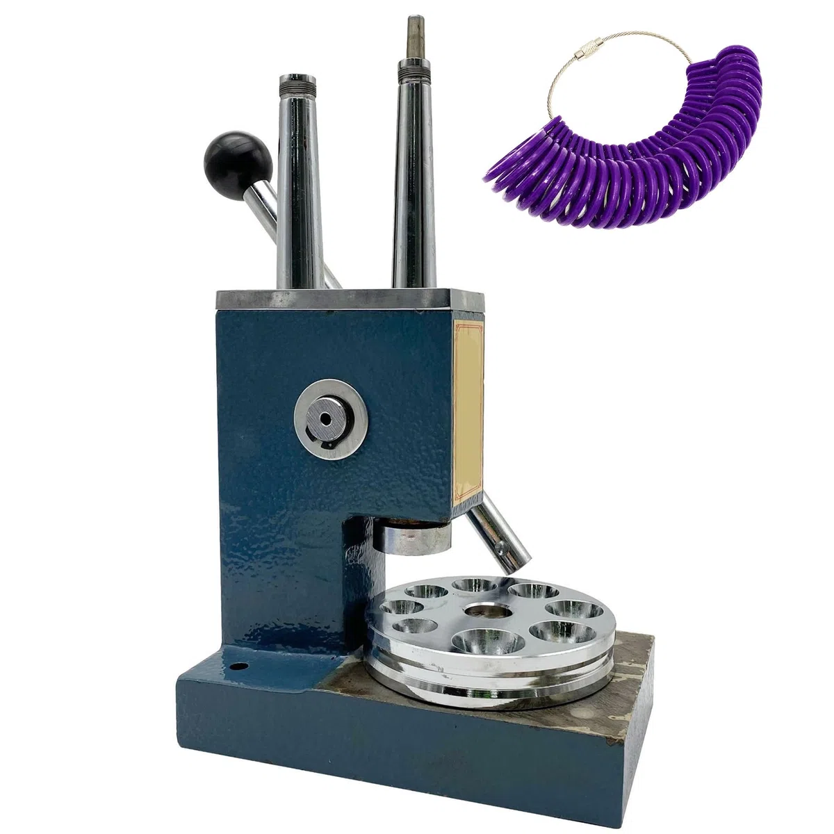 Estirador y reductor de anillos profesional, herramienta de tamaño eficiente, base pesada, tamaño de anillo ajustable, herramienta reductora de anillos de alta calidad, para bandas lisas