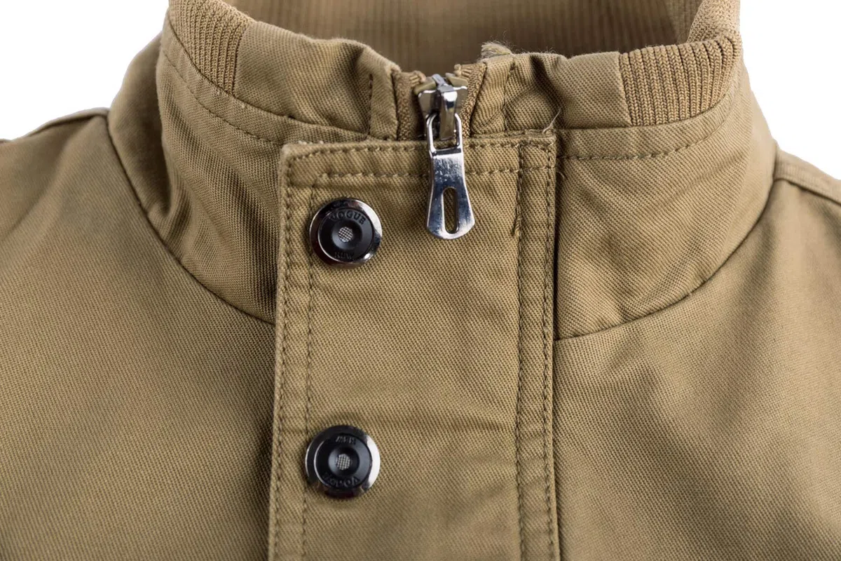 KEFITEVD Chaqueta de carga de los hombres Militares Chaqueta de campo de EE. UU. Bolsillos múltiples Stand Collar Bomber Blouson Transición Chaqueta Casual